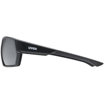 4. Uvex Sportstyle 238 Fahrradbrille – black matt/mir.silver