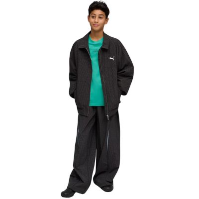 5. Puma ESS Small No. 1 Logo Centered Tee für Kinder Grün 692975 40