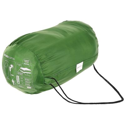 7. TOURISTEN-SCHLAFSACK NEPAL 210x80x50CM GREEN ENERO CAMP
