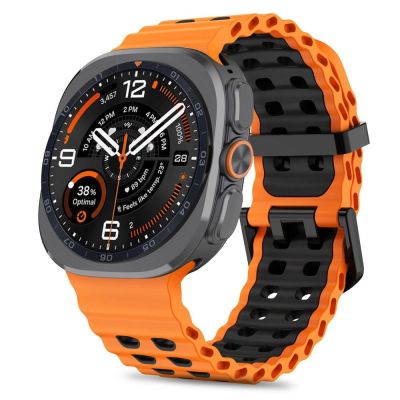 Tech-Protect Iconband Pro für Samsung Galaxy Watch Ultra 47 mm – Orange/Schwarz
