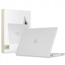 Tech-Protect SmartShell Hülle für MacBook Neo 13" 2026 - Transparent-Glitzer