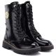 8. Damen-Ankle-Boots aus Lackleder, gefüttert, schwarz, Jezzi ASA259-10