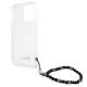 7. Guess GUHCP13LKPSBK iPhone 13 Pro / 13 6.1" Transparentes Hartschalenetui Black Pearl