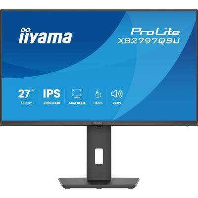3. iiyama ProLite XB2797QSU-B1 Computermonitor 68,6 cm (27") 2560 x 1440 px Quad HD LED Schwarz