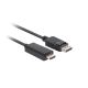 4. LANBERG KABEL DISPLAYPORT (M) V1.1->HDMI (M) 1,8M CA-DPHD-11CC-0018-BK