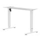 11. ERGO OFFICE ELEKTRISCHER SCHREIBTISCH, HÖHENVERSTELLBAR BIS 1160 MM, MAX. 80 KG, OHNE TISCHPLATTE FÜR ARBEIT IM SITZEN UND STEHEN, WEISS ER-400 W