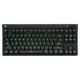 White Shark Gaming-Tastatur KODACHI, US-Layout, rote Schalter, schwarz