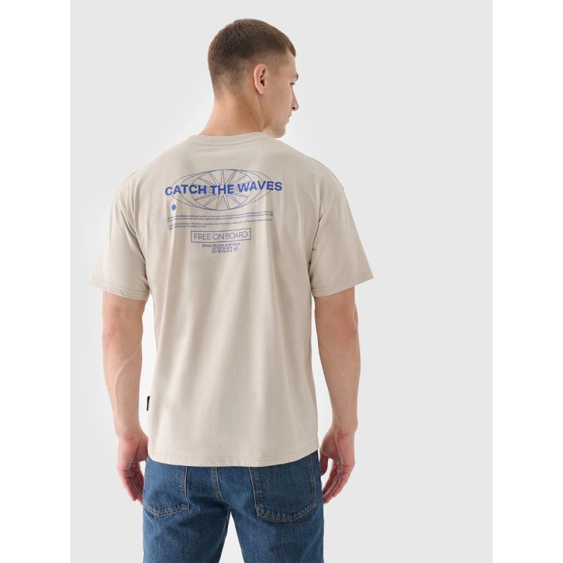 2. Oversize-T-Shirt für Herren mit Aufdruck 4F 4FRSS24TTSHM2535-83S