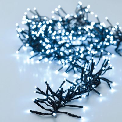 4. Lichterkette für den Weihnachtsbaum, 3000 LEDs, Timer, Kaltweiß