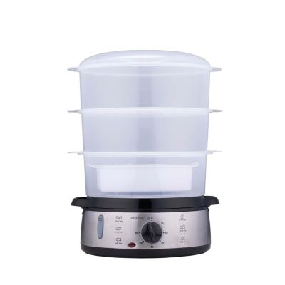 Elektrischer Dampfgarer ALPINA 800 W, silber