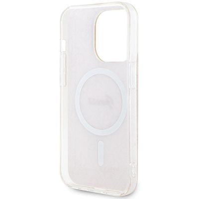 7. Guess IML 4G MagSafe Hülle für iPhone 15 Pro – Rosa