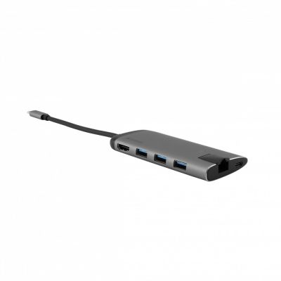 4. VERBATIM MULTIPORT USB-C 3.1, 3x USB 3.0, HDMI 4K, RJ45, SD/MICRO SD 49142