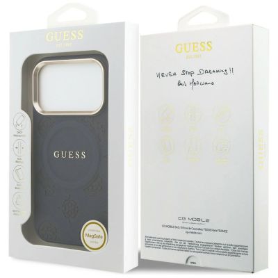 8. Guess Peony Hot Stamp MagSafe Hülle für iPhone 17 Pro Max - Blau