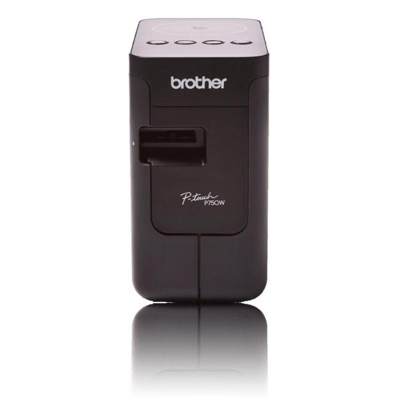 6. Brother PT-P750W Etikettendrucker, 180 x 180 dpi, 30 mm/s, kabelgebunden und kabellos, HSE/TZe Wi-Fi