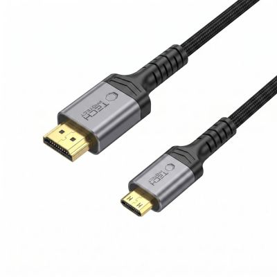 3. Tech-Protect UltraBoost Mini-HDMI-auf-HDMI-2.1-8K-60Hz-Kabel, 200 cm – Schwarz