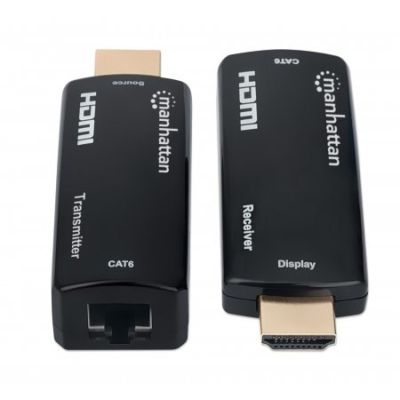 3. MANHATTAN Compactor 1080p HDMI über Ethernet Extender-Kit