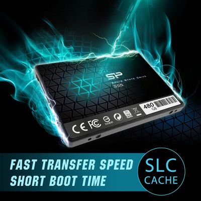 3. Silicon Power S55 SSD 480GB 2,5" SATA III 560/530 MB/s (SP480GBSS3S55S25)
