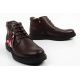 7. Lee Cooper Herrenschuhe, elegante braune Leder-Stiefeletten mit Isolierung