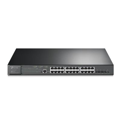 TP-Link JetStream TL-SG3428XMP Managed Network Switch L2+ Gigabit Ethernet (10/100/1000) PoE-Unterstützung 1 HE Schwarz