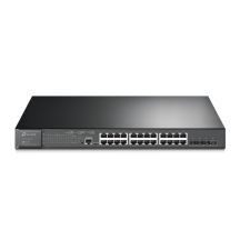 TP-Link JetStream TL-SG3428XMP Managed Network Switch L2+ Gigabit Ethernet (10/100/1000) PoE-Unterstützung 1 HE Schwarz
