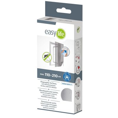 Tür-Moskitonetz 2x60x210 Weiß