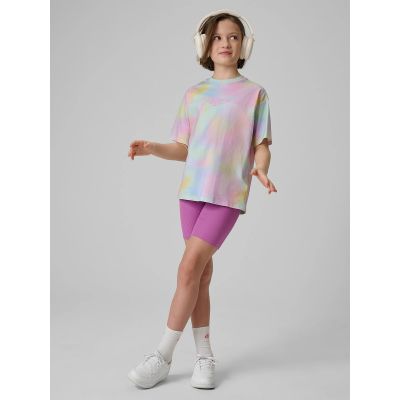 5. T-Shirt mit Aufdruck für Mädchen 4F 4FJRSS26TTSHF3826-90A