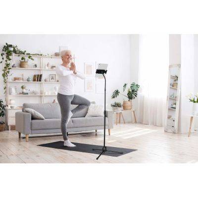 5. Robuster TWIST Active Halter für Mobiltelefone/Smartphones, Tablets/UMPCs, Schwarz