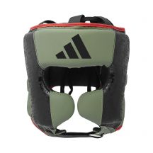 Adidas COMBAT 50 HG Boxkopfschutz Schwarz Oliv