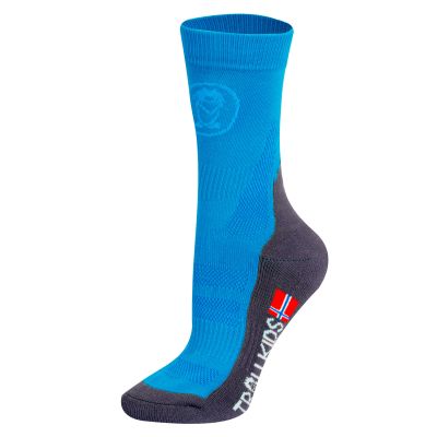 Kinder-Trekking-Socken für Jungen/Mädchen Trollkids Kids Trekking Mid Cut Socks II medium blue (930-106)