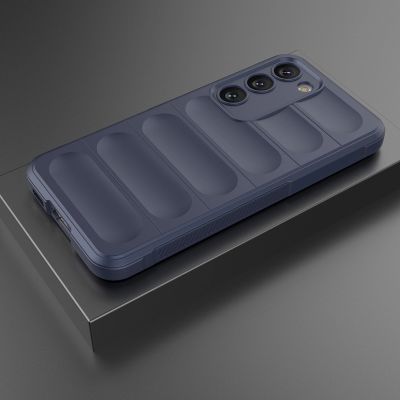 17. Magic Shield Case für Samsung Galaxy S23+ flexible Panzerhülle blau