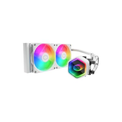 2. Cooler Master MasterLiquid 240 Core II White Prozessor-Flüssigkeitskühlungsset 12cm Weiß