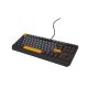 20. GENESIS Thor 230 TKL Gaming-Tastatur USB + RF Wireless + Bluetooth QWERTY Schwarz, Grau, Orange
