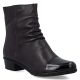7. Damen-Ankle-Boots aus Leder mit Absatz, braun, gefüttert, Rieker Y0773-25