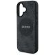 6. Guess 4G Circle Classic Logo MagSafe Hülle für iPhone 16 - Schwarz