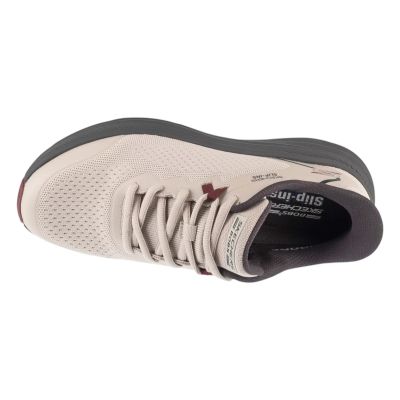 3. Skechers Slip-Ins: Bobs Sport Skillz 118431-NTGY Beige, 41