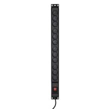 Activejet COMBO Überspannungsschutz/12 gn/5 m/cz (12 x UTE; 10A (2500 W); 5 m; schwarz)