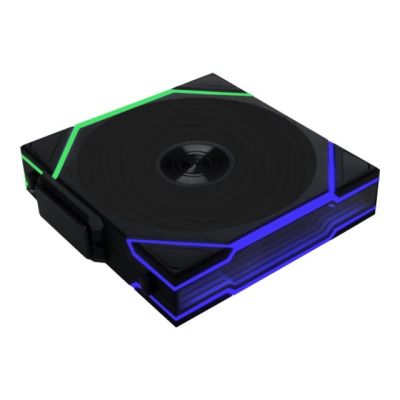 3. Lian Li UNI FAN TL Kabelloser LCD-Lüfter, ARGB, PWM – 120 mm, schwarz