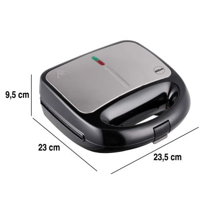 9. ELDOM Multifunktions-Sandwichmaker 5 in 1 ST250 850W AUSTAUSCHBARE PLATTEN: SANDWICH, GRILL, WAFFELN, NÜSSE, MINI-DONUTS