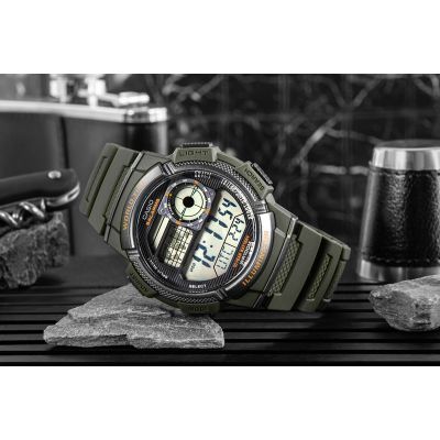 6. Herrenuhr CASIO AE-1000W-3AVDF + Box