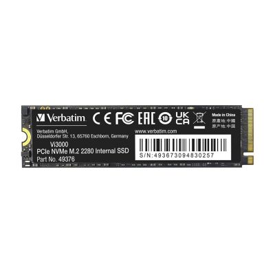 5. Verbatim Vi3000 SSD 512 GB M.2 PCI Express 3.0 NVMe 49374-483