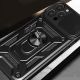 7. Hybrid Armor Camshield iPhone 16 Pro gepanzerte Hülle mit Kameraabdeckung und Ständer – Schwarz