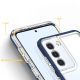 4. Klare 3in1 Hülle für Samsung Galaxy S21 + 5G (S21 Plus 5G) Rahmen Gel Cover Blau