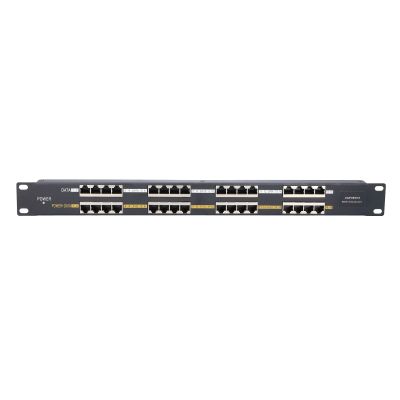 Extralink PoE-Injektor mit 16 Ports (16 x 100 Mbit/s RJ45), Rackmontage