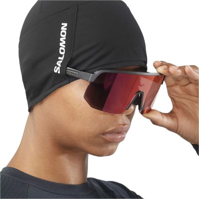3. Salomon Winter-Trainingsmütze C21555 Schwarz Einheitsgröße