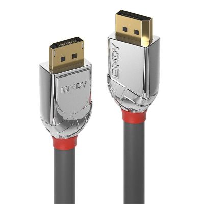 3. Lindy 36303 DisplayPort-Kabel 3 m Chrom, Grau