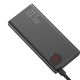 6. Baseus Adaman Powerbank mit Schnellladung 20000 mAh 22,5 W + USB-A - USB-C 3A Kabel 0,3 m schwarz