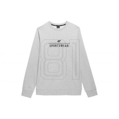 Sweatshirt 4F M 4FSS23TSWSM349 cooles hellgrau meliert