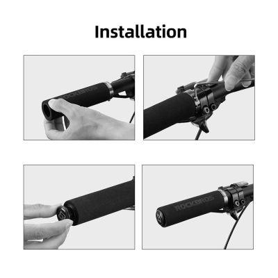 3. Rockbros Schaumstoff-Lenkergriffe grün