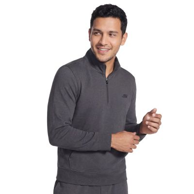 Skechers Weekend Easy 1/4 Zip LT269-BKCC Schwarz L