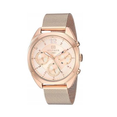 2. Tommy Hilfiger Modische, wasserdichte Damenuhr - 1781896